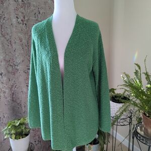 J. Jill Green Textured Sweater